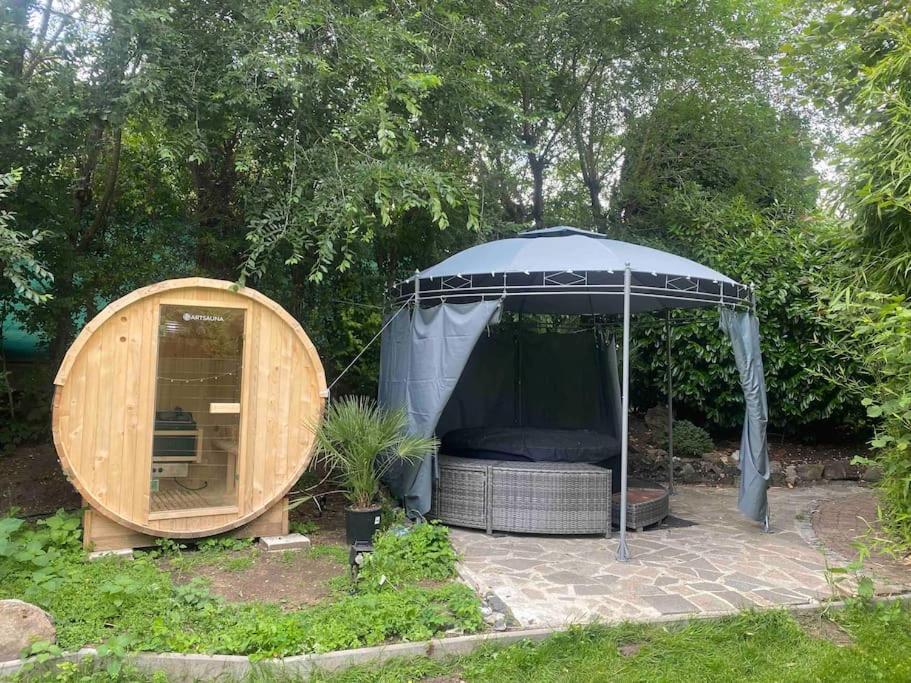 Gotterswickerhamm Ferien-Villa Direkt Am Rhein Sauna/Whirlpool מראה חיצוני תמונה